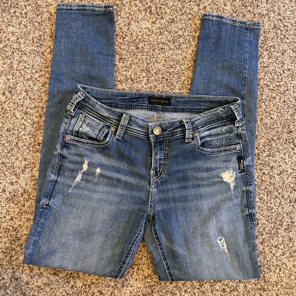 Silver “Girlfriend” Jeans 27 - Picture 3 of 5